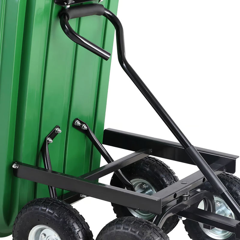 Bollerwagen Grün mit Kippfunktion B/T/H: 103,5 x 51 x 92,5 cm - Bild 4