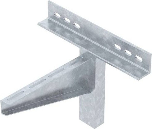 OBO Bettermann Wandausleger aus Metall in Silber, L x B x H: 31,0 x 5,0 x 33,5 cm - Bild 1