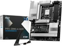 MSI PRO Z890-A WIFI Mainboard mit LGA1851 Sockel, DDR5 Unterstützung, Wi-Fi und Bluetooth in Schwarz und Weiß - Bild 1