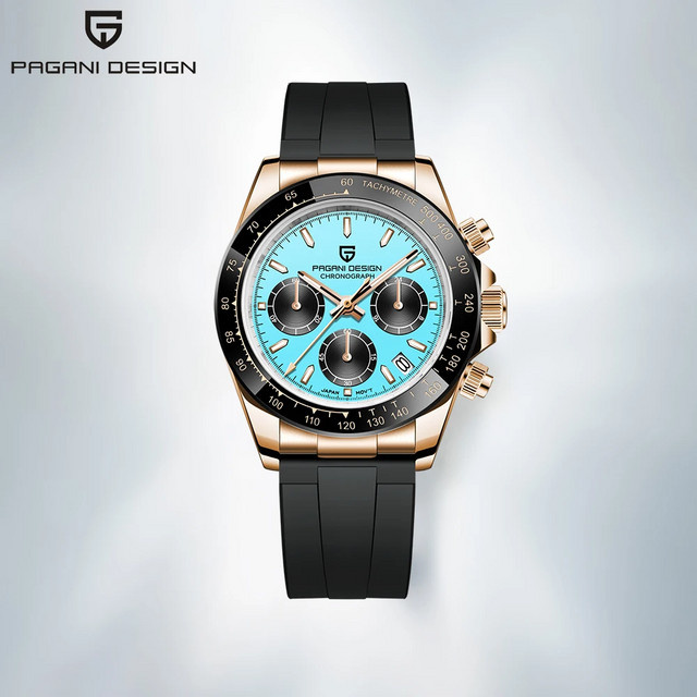 Pagani Design Chronograph, Quarz, Edelstahl, Saphirglas, Herren - Bild 1