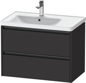 Duravit Waschtischunterschrank Ketho.2 in Graphit Matt, B/T/H: 78,4 x 45,5 x 54,9 cm - Bild 1