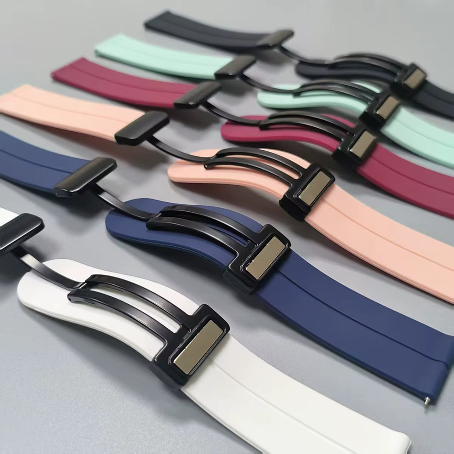 Xiaomi Silikonarmband, 22 mm, Schwarz - Bild 3
