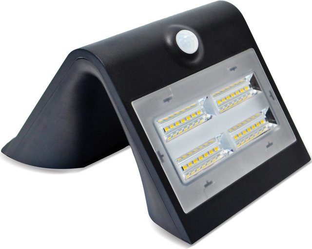Butterfly Solar LED Außenleuchte mit Bewegungsmelder und Dämmerungssensor, Schwarz - Bild 1