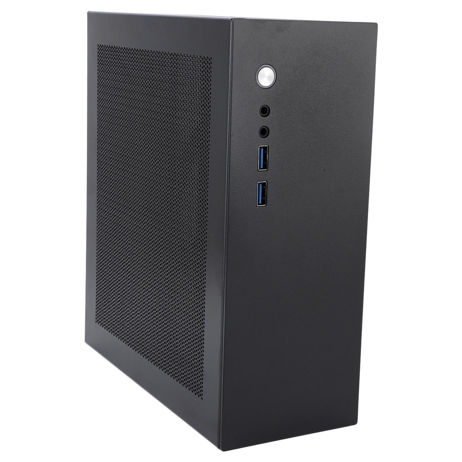 Nensit Gaming-Computergehäuse in Schwarz mit USB 3.0-Anschlüssen und Mesh-Lochblech für ITX-Mainboards - Bild 3