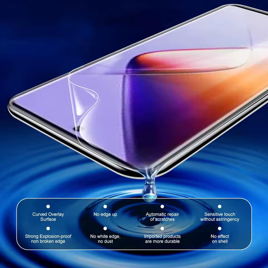 3er-Pack Hydrogel Displayfolie für Samsung Galaxy S25 S24 S23 S22 S21 S20 Ultra Plus A55 A54 A34 A52 in Transparent - Bild 2