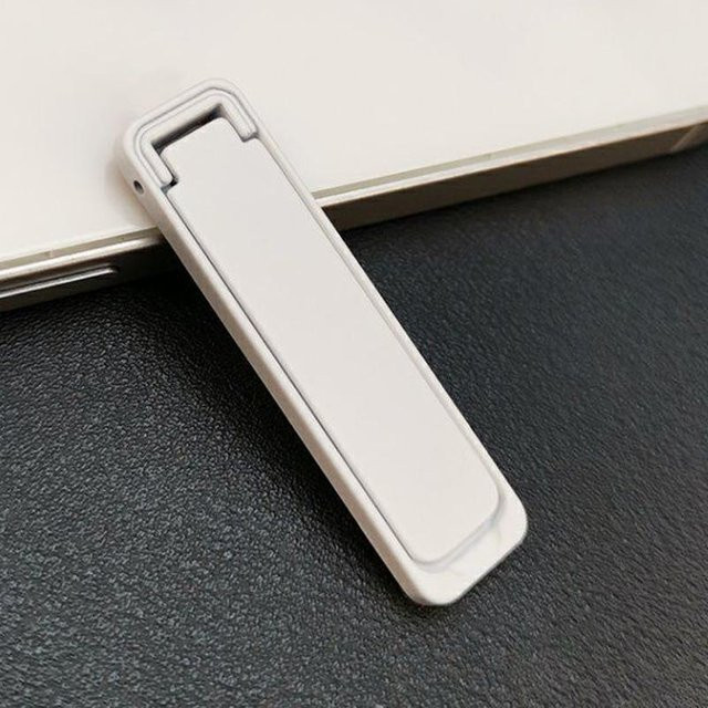 Love Home Garden Ultradünner Minihalter aus Metall, klappbare Handyhalterung mit Aufkleber für iPhone, Schwarz und Weiß - Bild 1