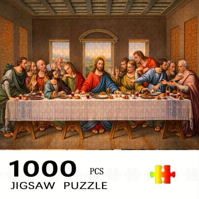 KAYOU Das letzte Abendmahl, Puzzle, 1.000 Teile, Bunt / Mehrfarbig - Bild 1