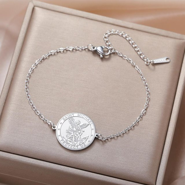 Dawapara Armband, Edelstahl, Silber, Unisex - Bild 1