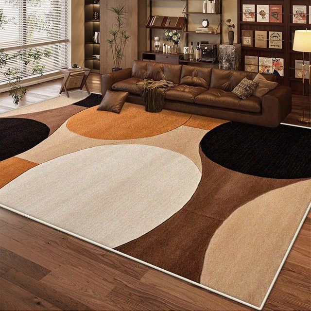 Moderner Wohnzimmerteppich Karpetti mit geometrischem Design, weich und rutschfest, Mehrfarbig, B: 250 cm, T: 180 cm - Bild 1