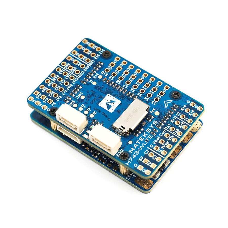 Mateksys H743-WING V3 Flight Controller FC mit Dual Kamera Eingang und integriertem OSD für RC FPV Starrflügel in Blau - Bild 3