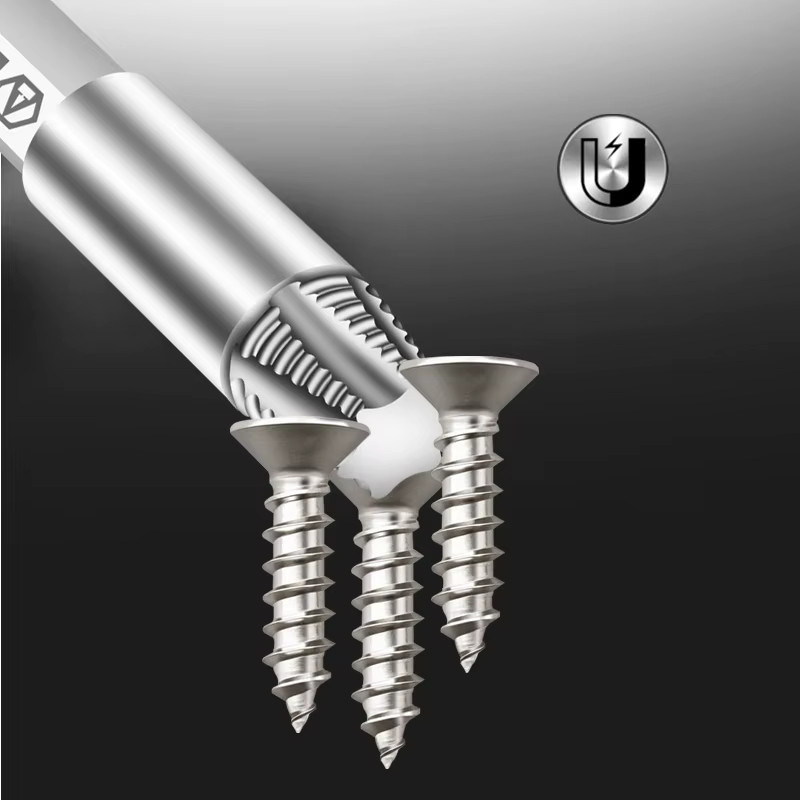 LAOA 7-teiliges Schraubenausdreher-Set in Silber für beschädigte und gebrochene Schrauben mit Bit-Torx-Führung - Bild 1