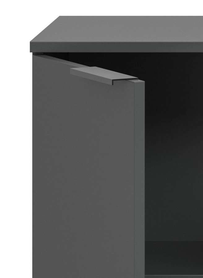 Sideboard Swan von Inn.Furn in Grau, modern und matt, B/H: 148 x 80 cm - Bild 3