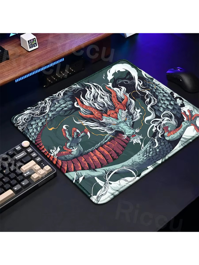 Mairuige Anime-Mauspad Drachen-Design in Multicolour, B/H: 45 x 40 cm - Bild 5