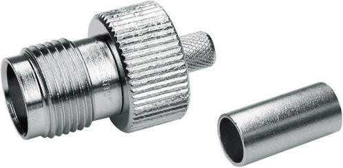 Telegärtner TNC-Steckverbinder Buchse gerade silber 50 Ohm - Bild 1