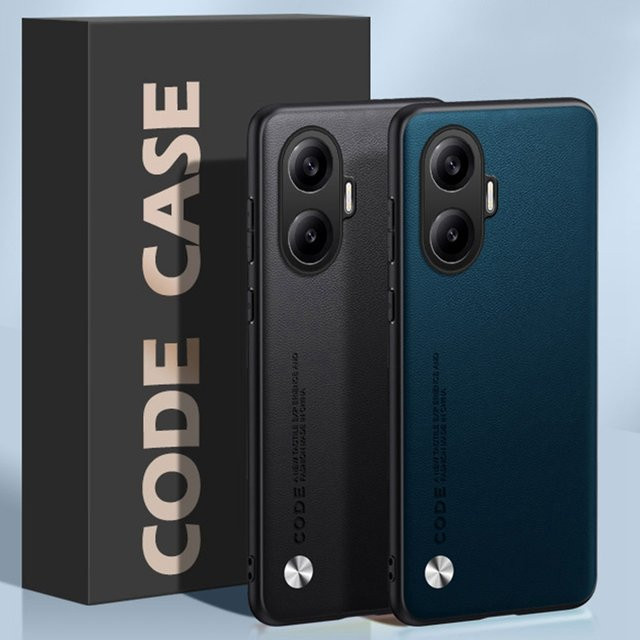 Luxuriöse Business-Schutzhülle aus PU-Leder für Xiaomi POCO X8 Pro Max X7 F8 Ultra F7 M8 M7 Pro 5G in Schwarz - Bild 1