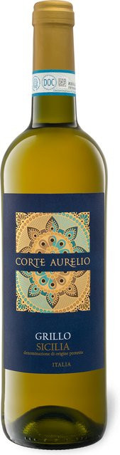 Corte Aurelio Grillo Weißwein trocken 2024 0,75 l - Bild 1