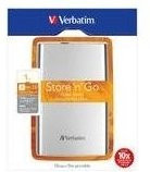 Verbatim Store n Go Portable Externe Festplatte 1TB USB 3.0 Silber - Bild 1