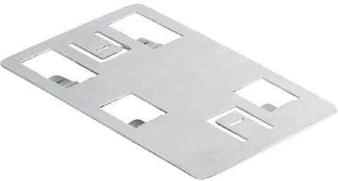 Wieland Electric 05.560.3319.0 Podis LED Montageblech aus Edelstahl in Silber - Bild 1