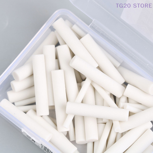 Hochwertige Radiergummi-Ersatzkerne für elektrische Radierer, 1 Box, Weiß, Durchmesser: 5 mm, Länge: 2,3 cm - Bild 1