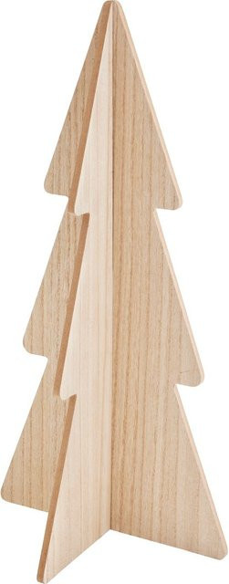 VBS Holz-Steckmotiv Tannensilhouette in Beige für deine Weihnachtsdekoration - Bild 1
