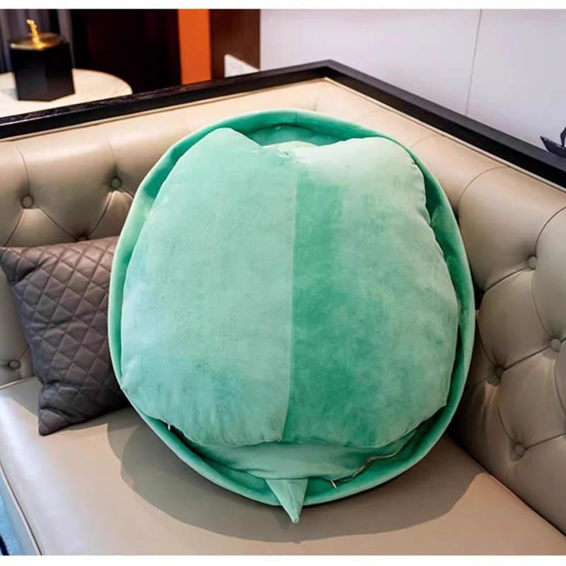 Yiran Furniture Schildkröte Kissen Plüsch Stofftier grün - Bild 2