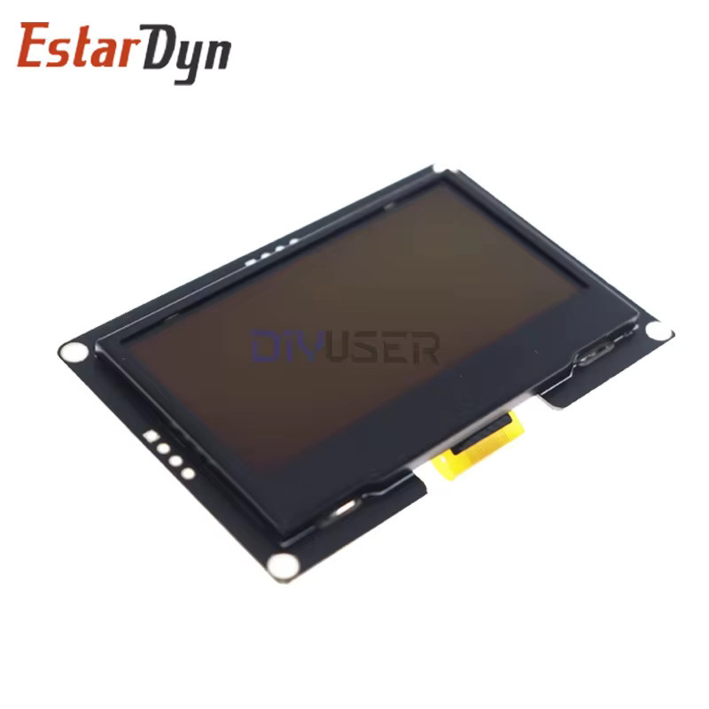 EstarDyn 2,42 Zoll OLED LCD Anzeigemodul mit 128x64 Auflösung, SSD1309, IIC und SPI Schnittstelle, Grün - Bild 3