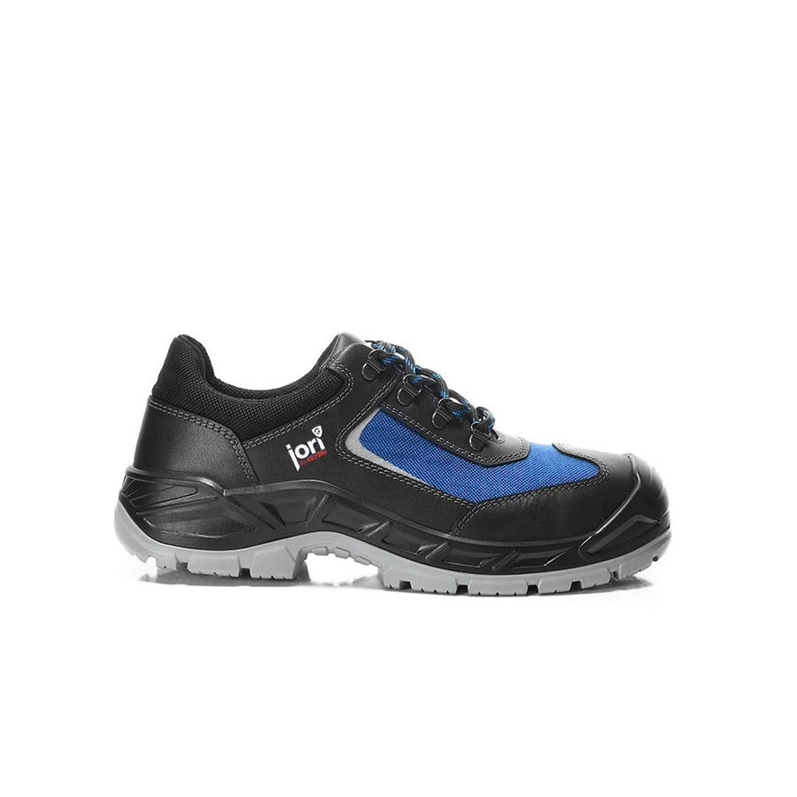 Elten Sicherheitshalbschuh JoBuilder Low ESD S3 aus Leder in Schwarz und Blau, Größe 39 - Bild 2