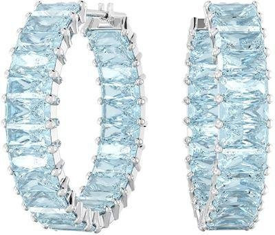 Swarovski Schmuck-Set Ohrringe, Zirkonia, Rhodiumbeschichtet, Damen, Weiß - Bild 1