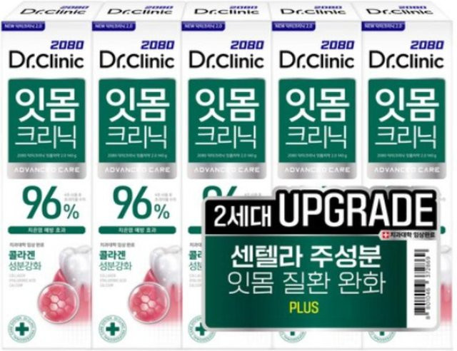 Dr. Clinic Gum Care Zahnpasta, 5x 140g - Bild 1