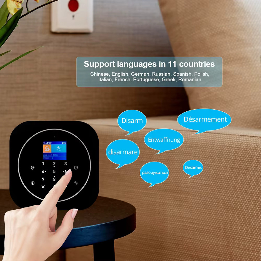 KERUI G12 Wireless Tuya Home Alarm System Kit mit WiFi und GSM zur Smart Life App-Steuerung inklusive Tür- und Bewegungssensor - Bild 2