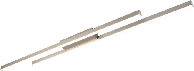 Reality LED Deckenleuchte Odio in Nickel Matt, B/T/H: 110 x 5 x 8,5 cm - Bild 1