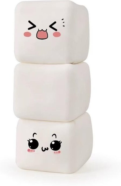Binchi Outdoor Product Milchwürfel-Siegel-Quetschspielzeug, Kawaii Weich Langsam aufsteigend, Stressball - Bild 1
