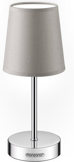 Tischlampe Lumière von MONZANA in Taupe, Höhe: 32 cm, Breite: 13 cm, Tiefe: 13 cm - Bild 1