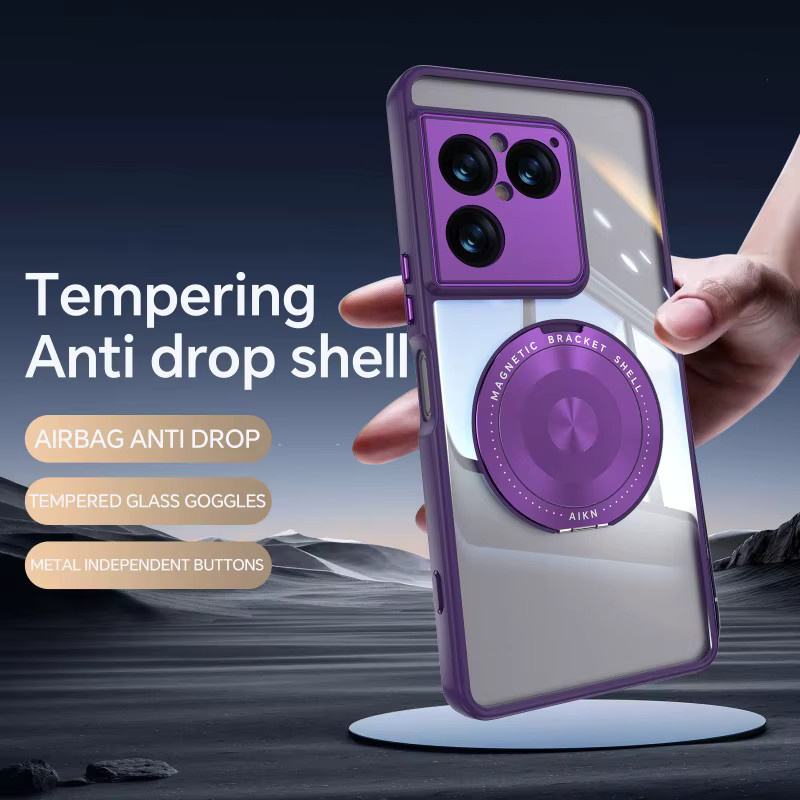 Magnetische Schutzhülle für Sony Xperia 1 VIIi, transparente Acryl-Hülle aus hartem PC mit stoßfestem Schutz - Bild 6
