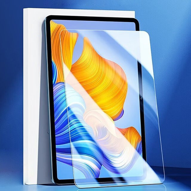KINGMISON Displayschutzfolie aus gehärtetem Glas für Honor Pad X8 10,1 Zoll, transparent - Bild 1