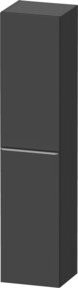 Duravit Hochschrank D-Neo in Grau Matt, 1 Tür mit 5 Regalböden, B/T/H: 40 x 36 x 176 cm - Bild 1