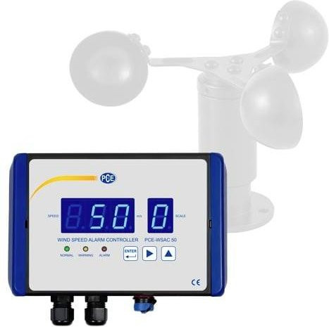 PCE Instruments Anemometer PCE-WSAC 50-221 in Schwarz - Bild 1