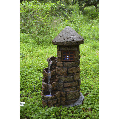 Gartenbrunnen HADES von Garden Pleasure aus Polyresin in Stein-Optik inklusive Pumpe und Quellsteinen, H x B x T: 68 x 39 x 33 cm - Bild 2