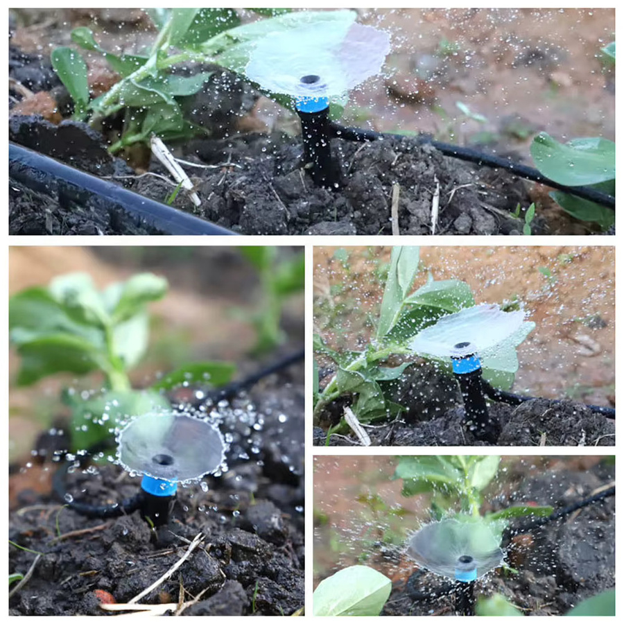 Einstellbares Tropf-Bewässerungssystem für den Garten mit 10 bis 50 Teilen in Rot und Schwarz - Bild 4