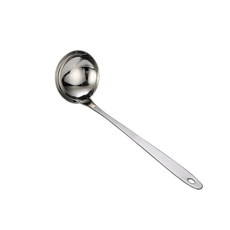 Binchi Outdoor Equipment Sieblöffel aus Edelstahl mit langem Griff in Silber für Hot Pot und die Heimküche - Bild 4