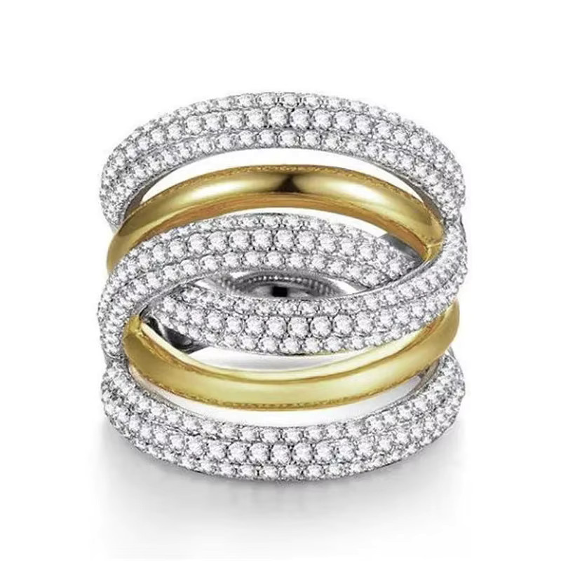 choucong Ring, Weißgold, Diamant, Unisex - Bild 2