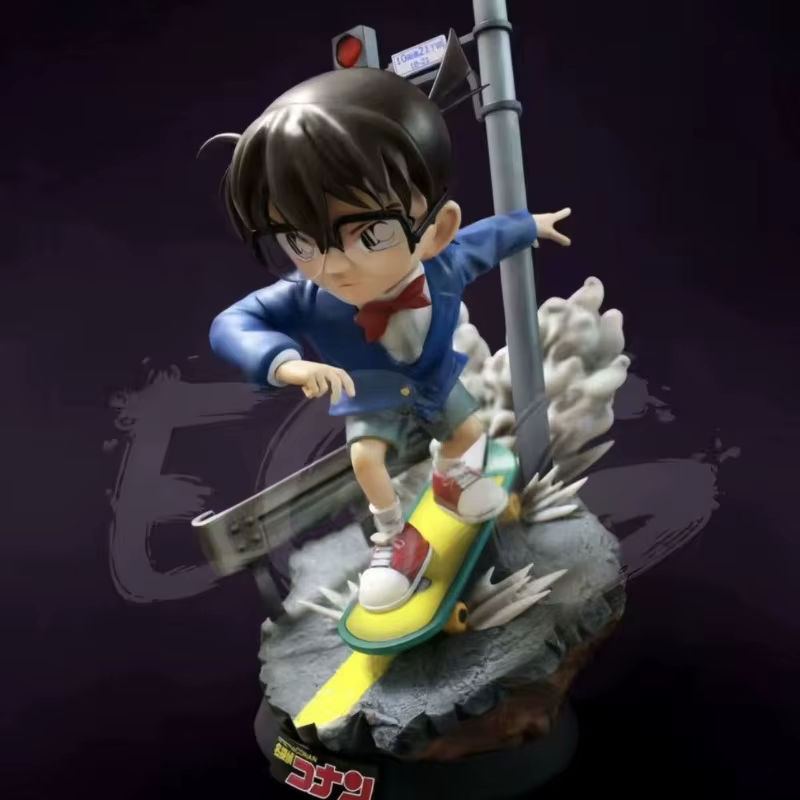Bandai Conan Edogawa Spielfigur aus Kunstharz, mehrfarbig, Desktop-Modell für Büro und Arbeitszimmer - Bild 6