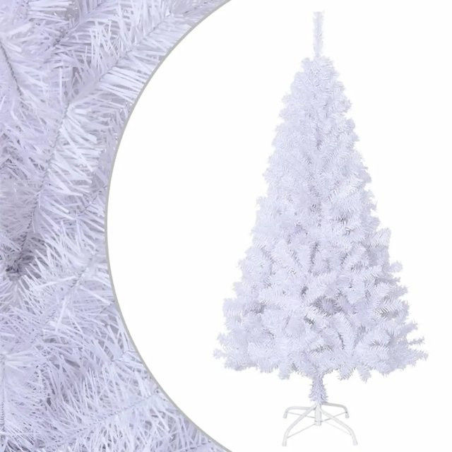 Furnicato Künstlicher Weihnachtsbaum in Weiß aus PVC mit dichten Zweigen, Höhe: 120 cm - Bild 1