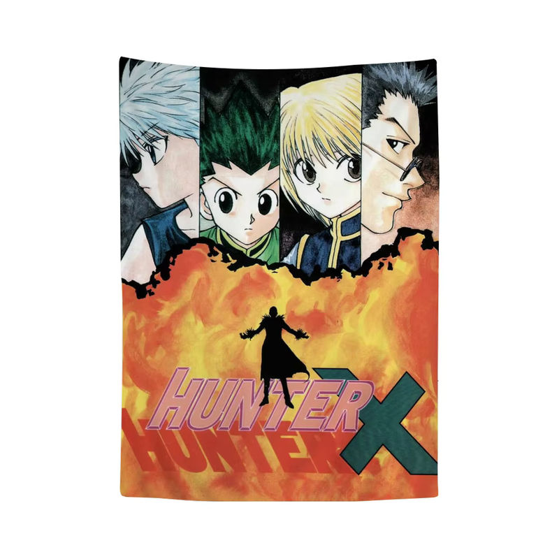Hunter X Hunter Anime Wandteppich Japanischer Wandbehang als Kunstdruck zur Heimdekoration - Bild 7