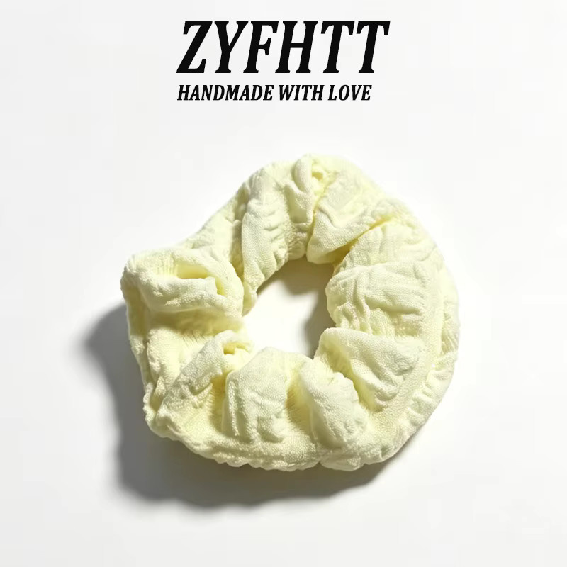 ZYFHTT Scrunchies für Damen, 1/2/3/6 Stück, Einfarbig - Bild 4