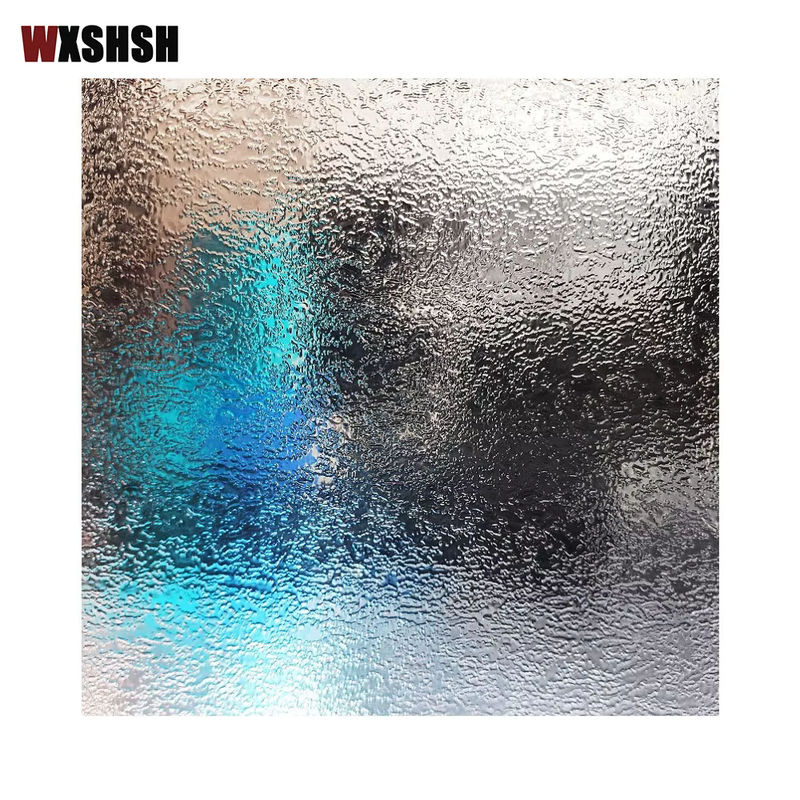 WXSHSH Regenfensterfolie mit Retro-Glasdesign aus Vinyl, statisch haftender Sichtschutz, UV-beständig und wiederverwendbar, transparent, B: 100,0 cm, H: 35,0 cm, T: 35,0 cm - Bild 3