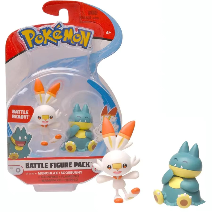 re-ment Pokémon Sobble Scorbunny Munchlax Pikachu Psyduck Rowlet Torracat Raichu Blind Box, Spielzeug, ab 4 Jahren - Bild 1