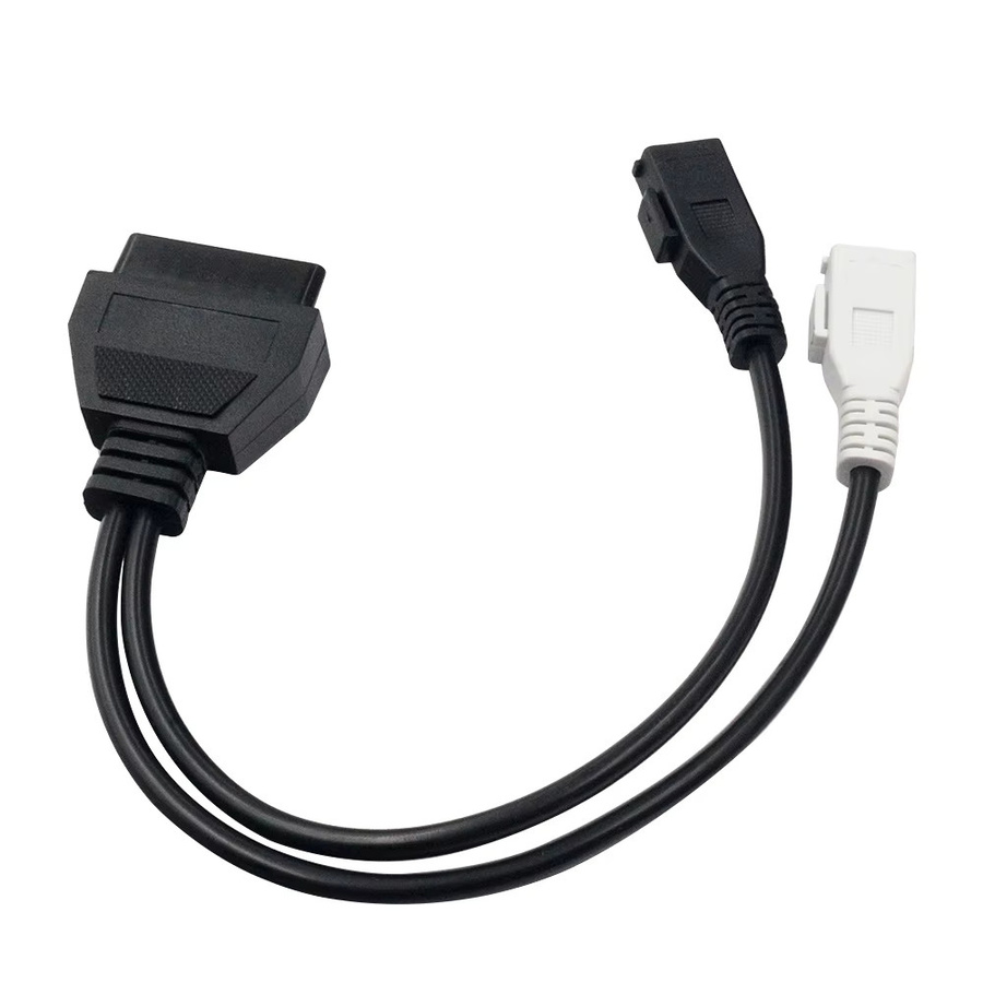 Aermotor OBD2 Adapterkabel 2p auf 16pin für Audi, Schwarz - Bild 2
