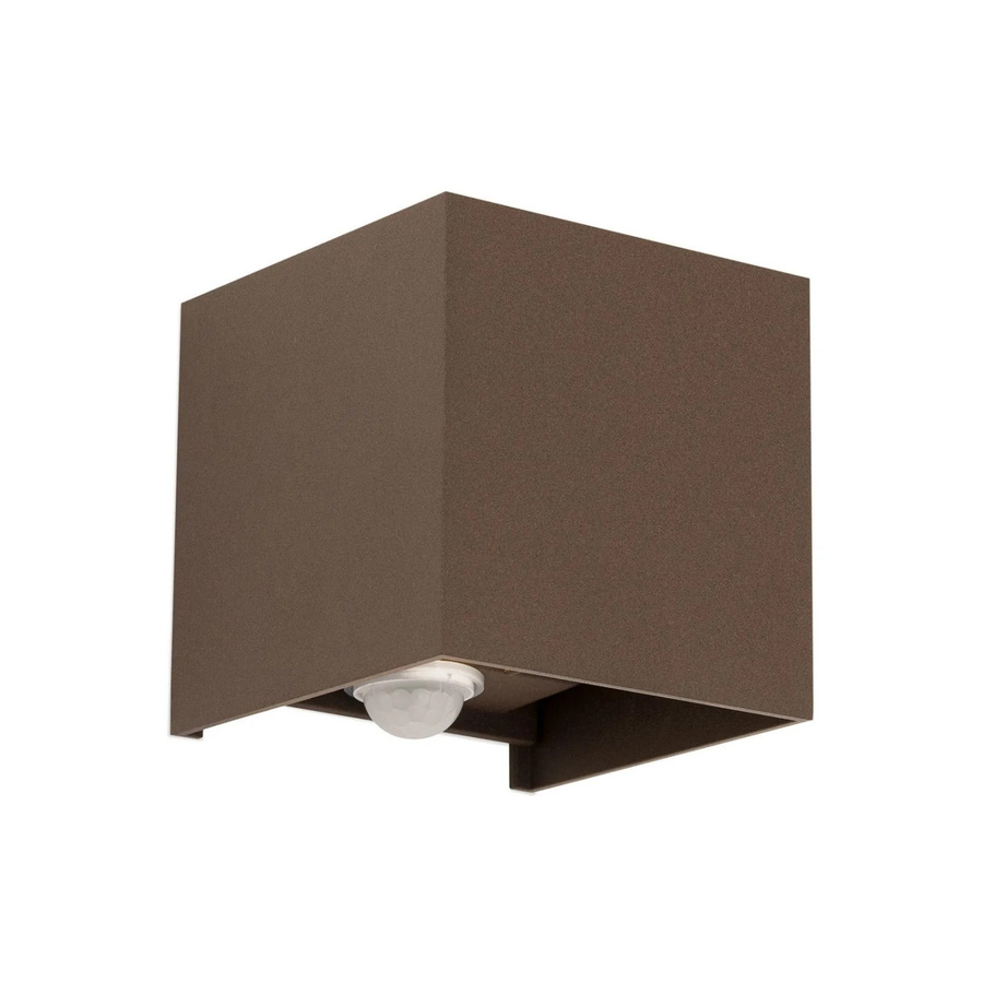 Orion Leuchten LED Außen Wandleuchte Corten mit Bewegungssensor, Up-Down Licht, 700lm, 3000K, B/H: 10 x 10 cm - Bild 2