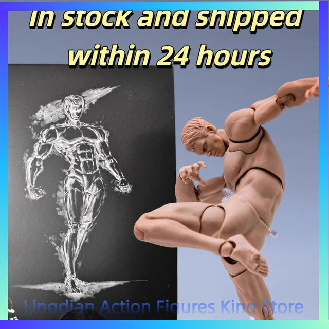 Wind Toys Männliche Muskulöse Superflexible Gelenkfigur, Actionfigur, 16cm - Bild 1